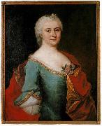 unknow artist Portrait of Luise Gottsched (Gottschedin) (1713-1762), German poet Spain oil painting artist